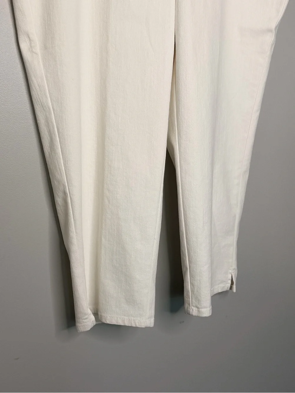 NEW Ruby Rd. Slimming Contour Waistband Ankle Pant in White Women’s Size 20W